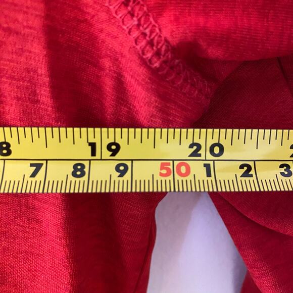 NFL Team Apparel Men's size Medium Kansas City Chiefs Red Quarter Zip Pullover - Picture 6 of 7